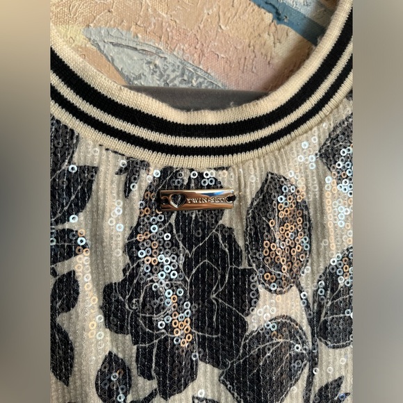 TWIN-SET Simona barbieri Sequins Tank Dress - Picture 6 of 10